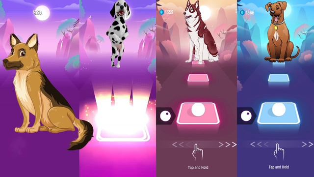 Sheepdog - Dalmatian - Dog - Dog | Tiles Hop EDM Rush