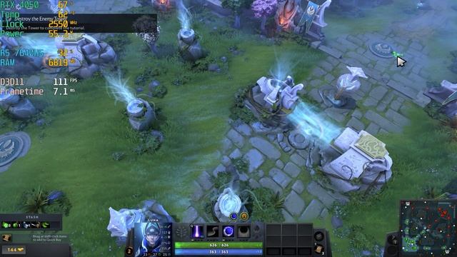 Dota 2 | Ryzen 5 7640HS | RTX 4050 | Gameplay Max Settings 2K смотреть онлайн