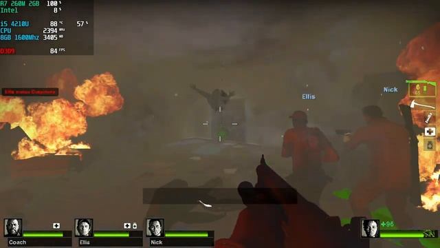Left 4 Dead 2 | Notebook 2014 | i5 4210u 2c | Radeon R7 260m 2gb | 8gb DDR3 1600Mhz Ram смотреть онлайн