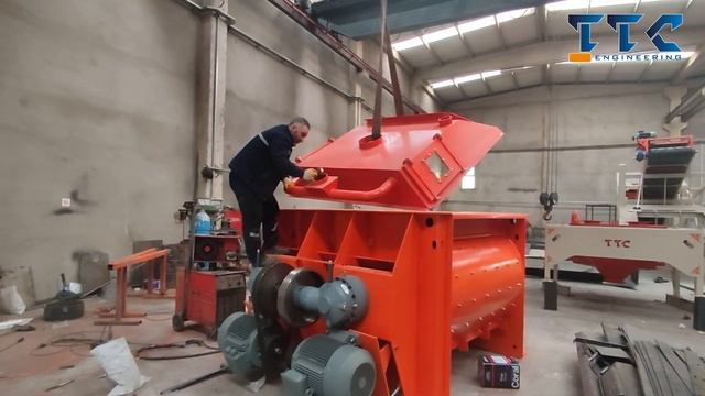 Twinshaft Mixer | Двухвальный бетоносмеситель | Bétonnière Double Arbre| خلاطة خرسانة ذات عمود مزدو смотреть онлайн