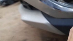 Замена противотуманок  Митсубиси Аутлендер на диодные противотуманки