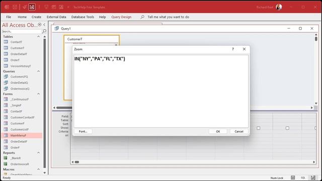 Proper Microsoft Access Query Criteria Logic with And, Or, & Not смотреть онлайн