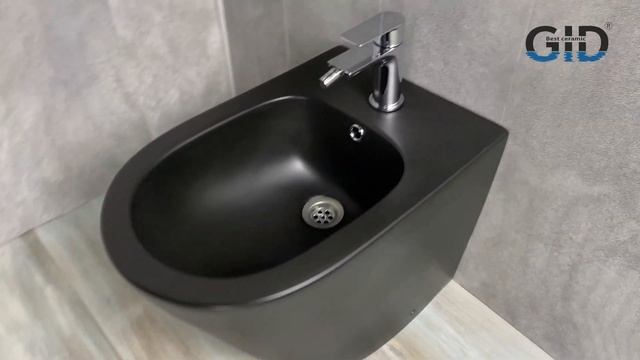 Напольное биде черное матовое Gid Bdn-30bm смотреть онлайн