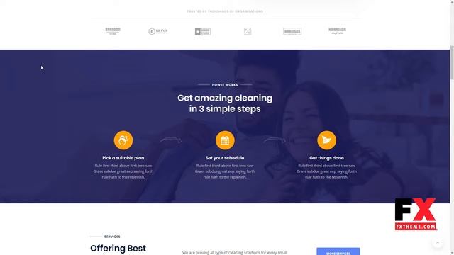 Moppers - Cleaning Company and Services WordPress Theme Lewin Ke смотреть онлайн