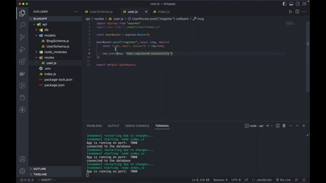 Building a MERN Blog App: Part 4 - Setting Up User Model & Routes, and Configuring MongoDB смотреть онлайн