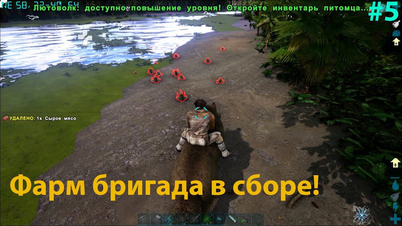 ARK: Survival Evolved Lost Island # 5 Переехали и плодотворно провели время! смотреть онлайн
