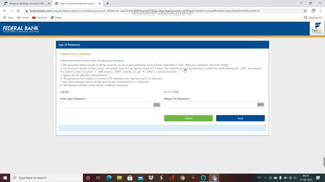 Federal Bank Internet Banking Registration 2021 | Federal Bank Online Net Banking Registration