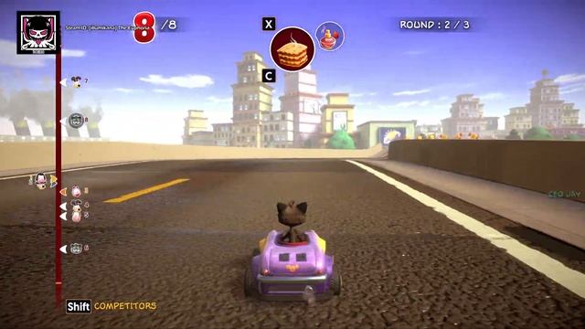 Trying this Garfield Kart game with friends! смотреть онлайн