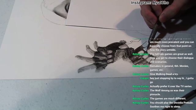 Drawing Tifa, Aerith, and Cloud LIVE смотреть онлайн