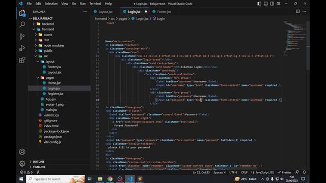 TUTORIAL DASAR DENGAN VITE JS, REACT, NODE EXPRESS & MYSQL - TEMPLATING SISTEM смотреть онлайн