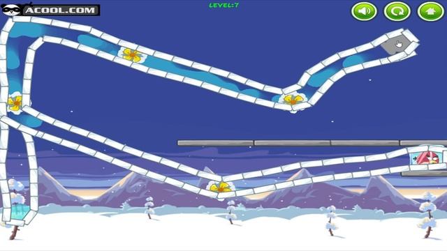 Angry Birds Frozen! DRAWING CLEAN WATER WAY RESCUE UNFREEZE ANGRY BIRDS! смотреть онлайн