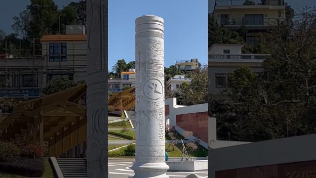 Памятник императору на острове Гуйшань Guishan говорит об уважении в Китае к древней истории нации смотреть онлайн