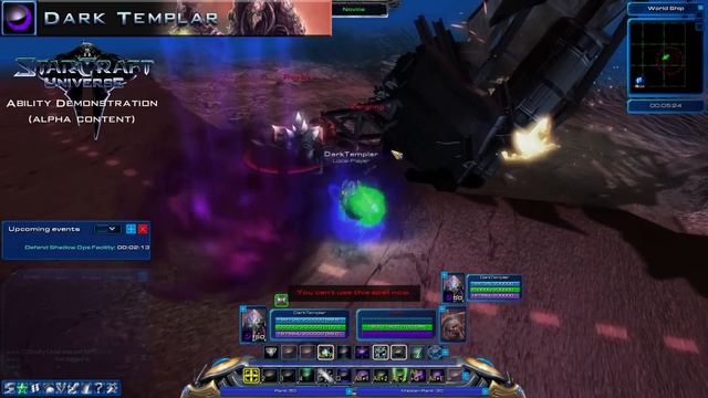 StarCraft Universe - Dark Templar Ability Demo (Alpha Content) смотреть онлайн