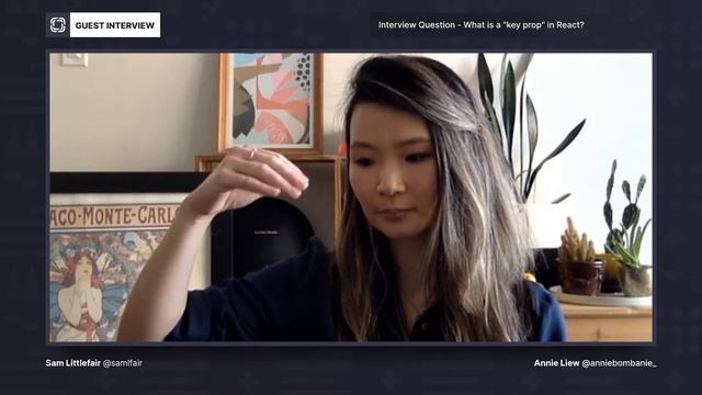 Coding Interview: What is a 'key prop' in React? Ft Annie Liew | Prismic смотреть онлайн