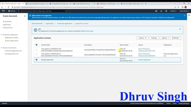 How to Rollback Deployment in Elastic Beanstalk | Rollback Deployment | Elastic Beanstalk смотреть онлайн