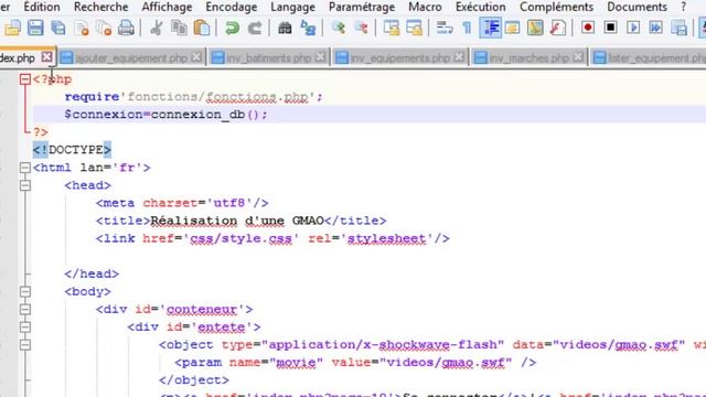 PHP PDO MySQL : Réalisation d'une GMAO - Partie5 смотреть онлайн