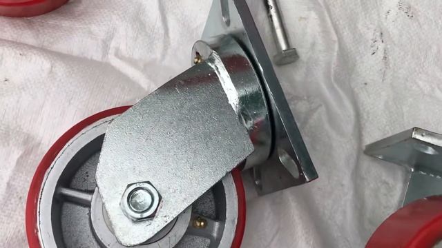 Тяжелогрузные колёса 150*75мм чугун-полиуретан смотреть онлайн