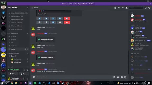 How To Make MUSIC BOT | discord.js | v13 | PROGRRAMMING WORLD смотреть онлайн