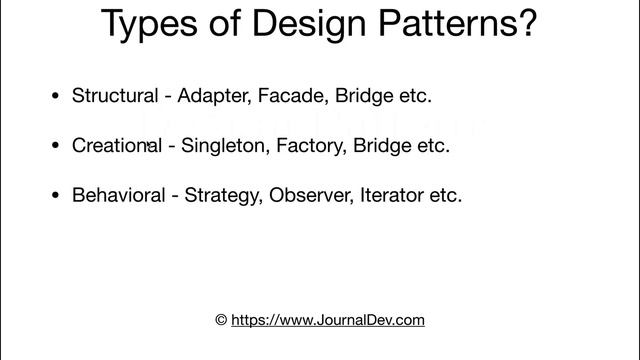 Design Patterns Introduction смотреть онлайн