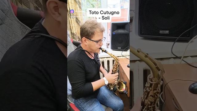 Toto Cutugno - Soli sax cover смотреть онлайн