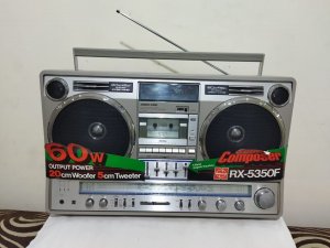 National Panasonic RX-5350F Double Cassette BoomBox Ghetto Blaster-ЯПОНИЯ-1981 ГОД