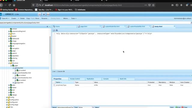 AEM Tutorial #8 | site page component | Create page component in AEM смотреть онлайн