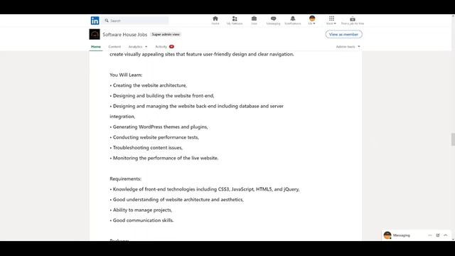 WordPress Development Intern - Remote - Job Finders смотреть онлайн