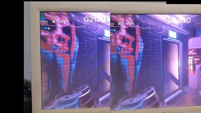 Cyberpunk 2077. Pentium G2120 vs E5450. Video HD7750 1GB. смотреть онлайн