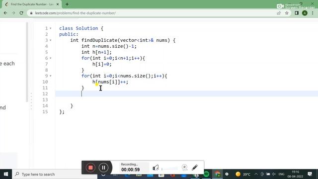 287. Find the Duplicate Number || LEETCODE SOLUTION || IN C++ || DATA STRUCTURE AND ALGORITHM смотреть онлайн