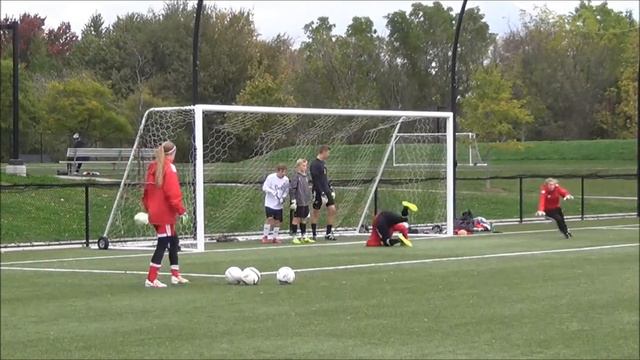 Goalkeeper training with Guelph Gryphons смотреть онлайн