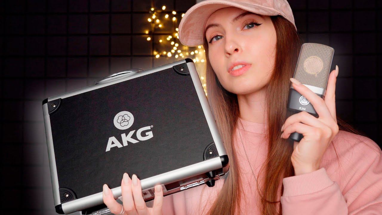 АСМР ОБЗОР НОВОГО МИКРОФОНА ЗА 26.000 РУБ AKG C214 / NEW MICROPHONE OVERVIEW AKG C214 ASMR смотреть онлайн
