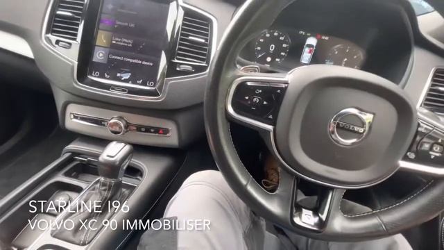 StarLine I96  Immobiliser Into A Volvo XC90