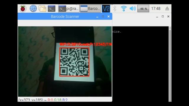 QR Code Scanner using Raspberry Pi and OpenCV смотреть онлайн