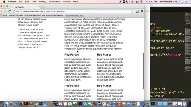 Bootstrap Tutorial Complete Course #13 Styling buttons - How To Video Tutorial смотреть онлайн