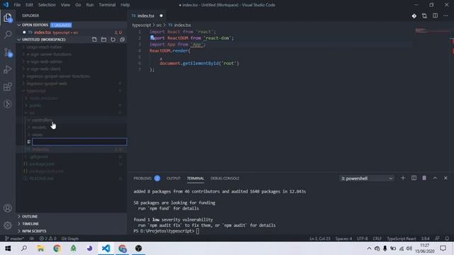 React Js + TypeScript + MVC смотреть онлайн