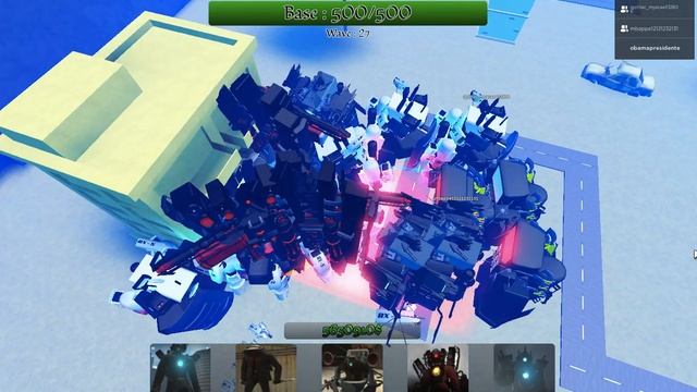 Skibidi War Defence ROBLOX With my friend! смотреть онлайн