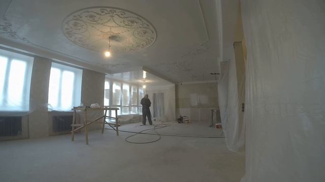 Покраска потолка смотреть онлайн