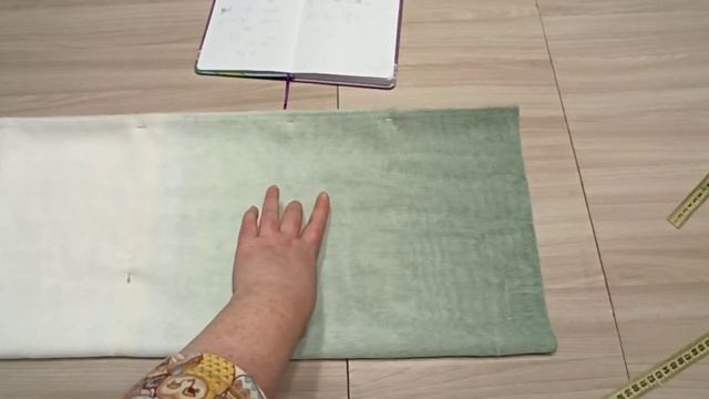 #8. Крою полочку, спинку на ткани. смотреть онлайн