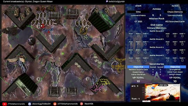 ORKS -vs- Daemons of Belakor Alpha League Showmatch || Warhammer 40,000 TTSWH40K смотреть онлайн