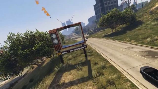 GTA:O - CNT TV screen ad stunt смотреть онлайн