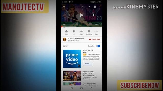 how to play youtube videos on Vlc midea player /save any video in telugu by manojtech tv 2020 смотреть онлайн