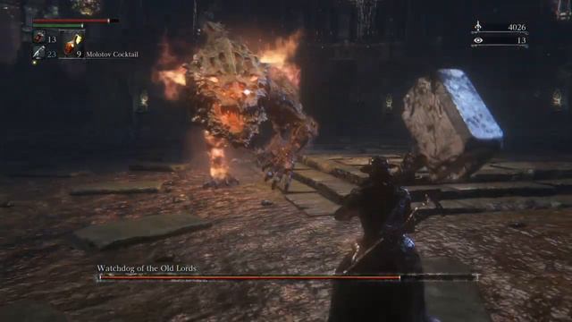 Bloodborne Pthumerian Labyrinth Watchdog of the Old Lords смотреть онлайн