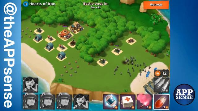 Hearts of Iron (18) Single Player Island - Boom Beach Walkthrough смотреть онлайн