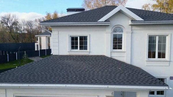 Коттеджный поселок CORNER GARDEN в октябре 2022. Видео с воздуха. Казань.