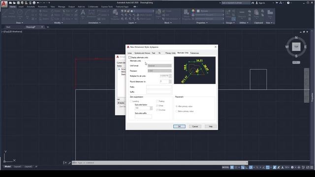 DIMENSIONS and LEADERS in AUTOCAD (lesson 24) смотреть онлайн