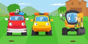 Смешные машинки 3 серия | Мультики про машинки Синий трактор, Монстр Трак, Пожарная машина