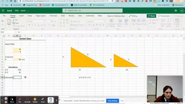 Calculating Screen Size in Excel смотреть онлайн