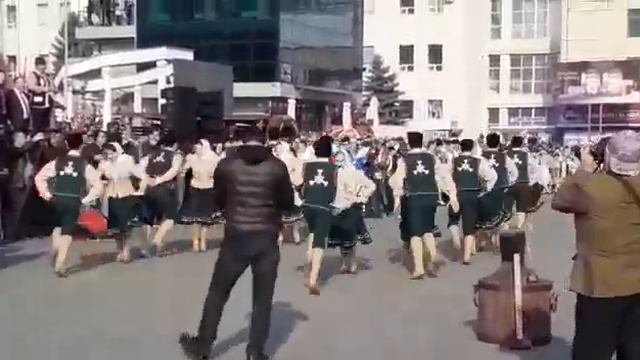 Образцовый ансамбль народного танца "YILDIZLAR" г.Вулканешты. Молдова. День вина в Комрате. смотреть онлайн