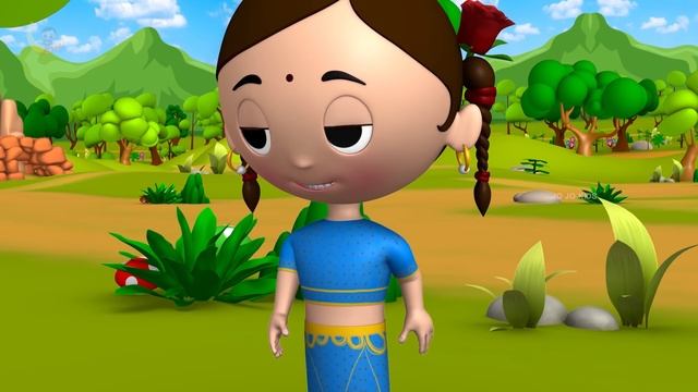 Gaiya Meri Aati Hai Hindi Nursery Rhymes for Kids गैया मेरी आती है | 3D Animated Hindi Balgeet Poem смотреть онлайн