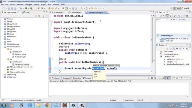 Junit - Testing with Mock Objects using Mockito Framework смотреть онлайн